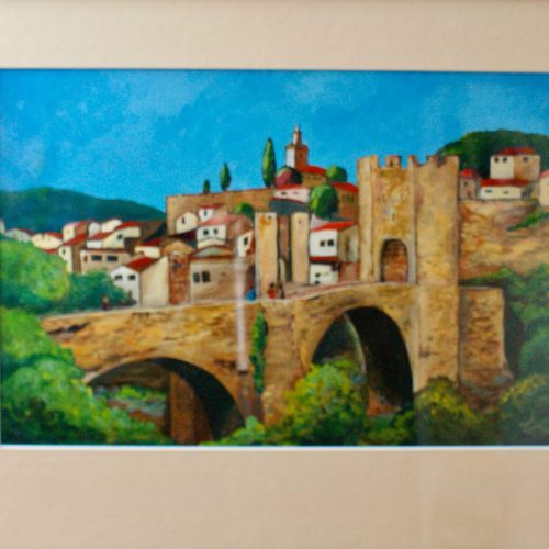 054-Besalu Spanje 35x50cm € 200,00