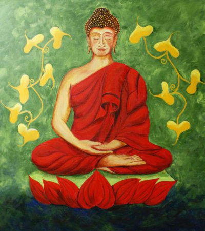 125- Buddha Acryl 80x80cm