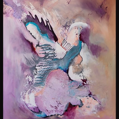180-Abstract 24 Acryl 80x100cm € 450,00
