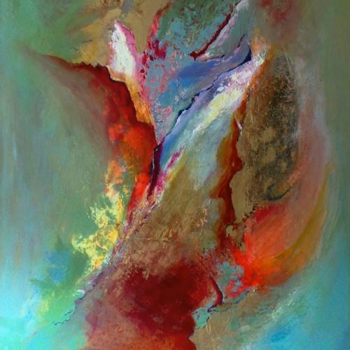188-Abstract 28 Acryl 70x90cm € 245,00