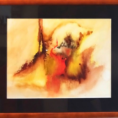 238-Abstract 59 Aquarel 50x40cm € 95,00