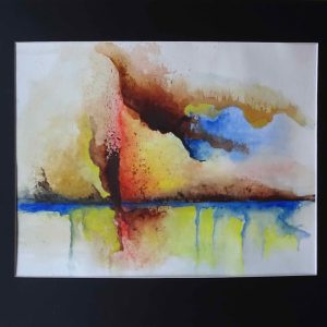 239-Abstract 60 Aquarel 60x50cm €95,00
