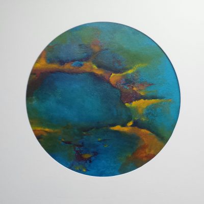 246- Acyl 66-Geschept papier 62x67cm € 150,00