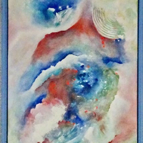 261-Abstract 76 Acryl 50x70cm  € 200,00