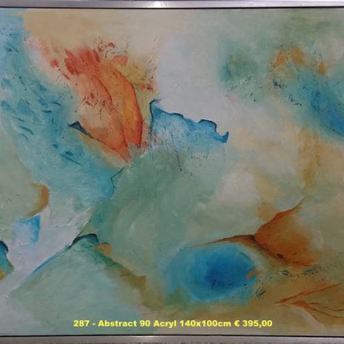 287 - Abstract 90 Acryl 140x100cm € 395,00