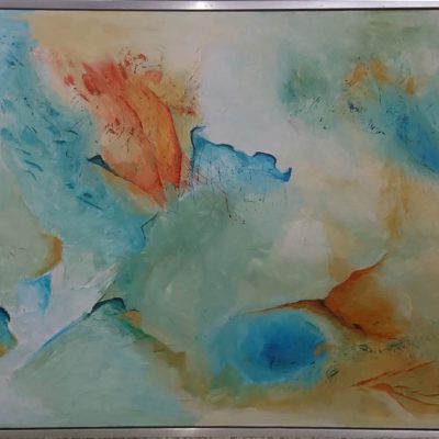 287 - Abstract 90 Acryl 140x100cm € 495,00