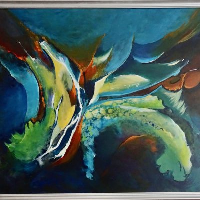 290c - Abstract 93 Acryl 70x60cm € 195,00