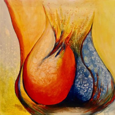 290c - Abstract 93 Acryl 70x60cm € 195,00