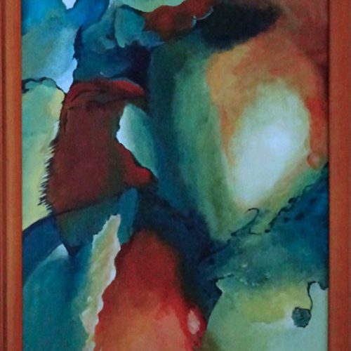 295 - Abstract 97 Acryl 50x70cm € 300,00