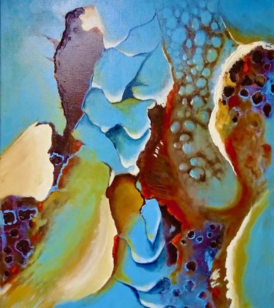 304 - Abstract 105 Acryl 50x70 cm