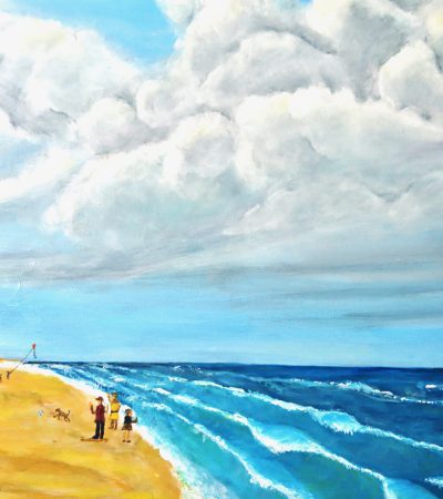 306 - Uitzicht op Zee Acryl 70x50cm