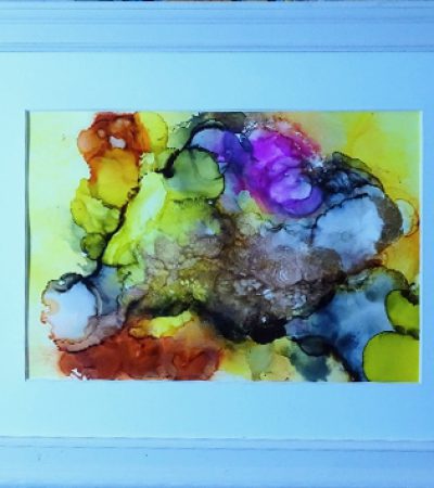 313 - Abstract 114 -Alc-Inkt 30x40cm € 50,00