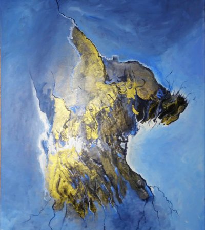 317 - Abstract 118 Acryl 50x70cm € 300,00