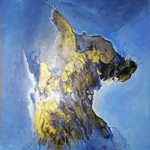 317 - Abstract 118 Acryl 50x70cm € 300,00