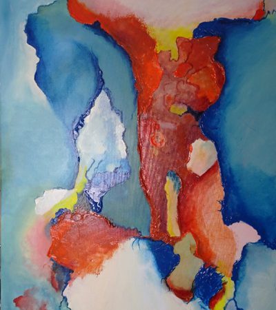 318 - Abstract 119 Acryl 50x70cm € 300,00
