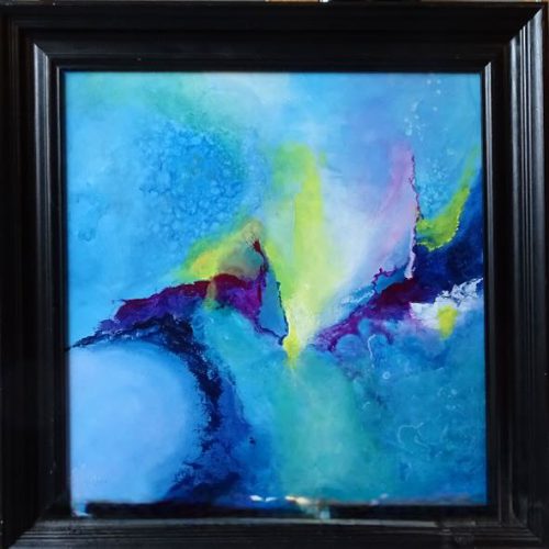321-Abstract 121 Acryl 40x40cm € 150,00