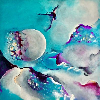 323 - Abstract 123 Acryl 70x70cm € 350,00