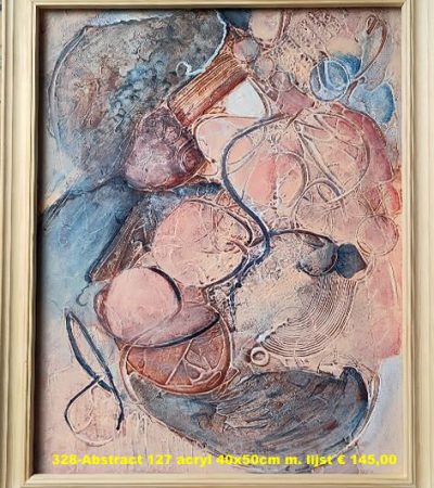 328-Abstract 127 acryl 4050cm m. lijst