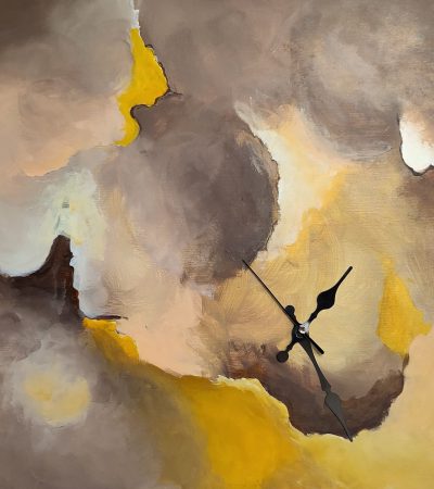 331-Klok ! 40x40cm