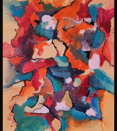 337-Abstract 137 Acryl 50x70cm