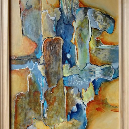 339-Abstract 139 Acryl 40x60cm € 195,00