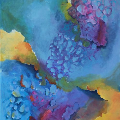 340-Abstract 140 Acryl 50x70 € 300,00