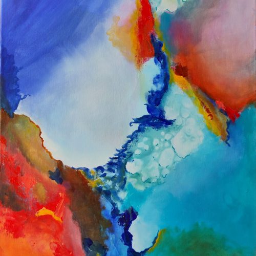341-Abstract 141 Acryl 50x70 € 300,00