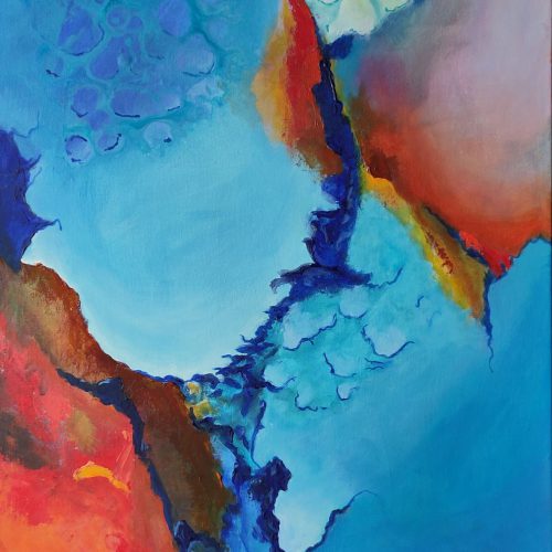 341-Abstract 141 Acryl 50x70 € 300,00