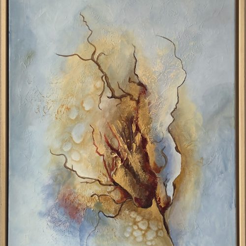 353 Abstract 153 50x70 met lijst