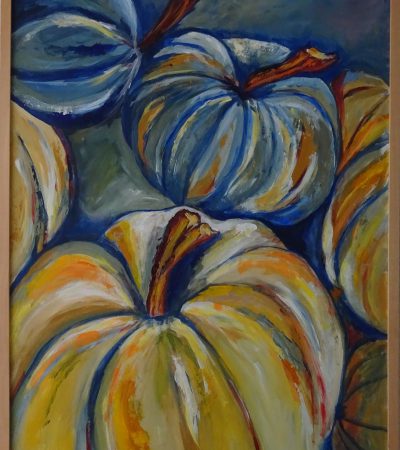 271-Meloenen - Acryl 60x80cm